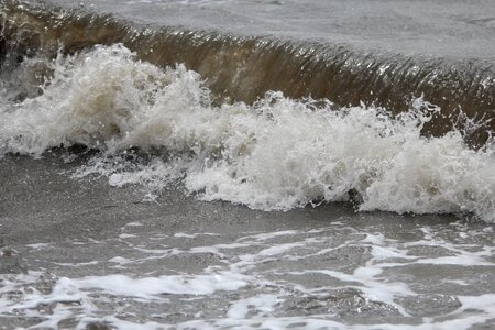 Coast surf spray photo