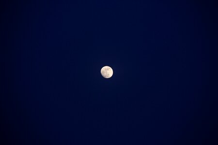 Moon the night sky full moon