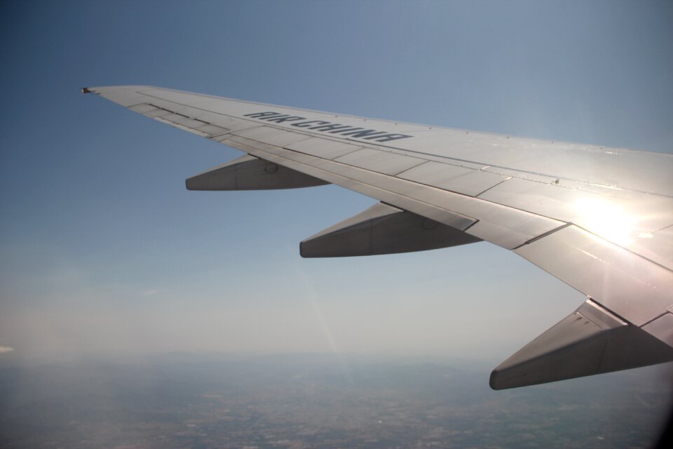 Aircraft shooting the window