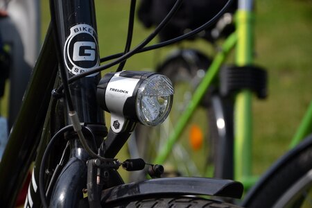 Bike lights wheel convenience photo