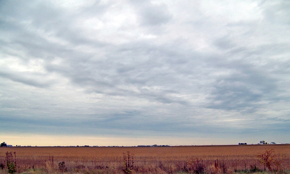 Fall farm landscape