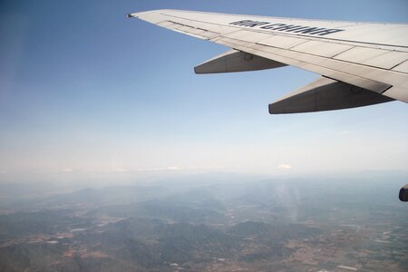 Aircraft shooting the window