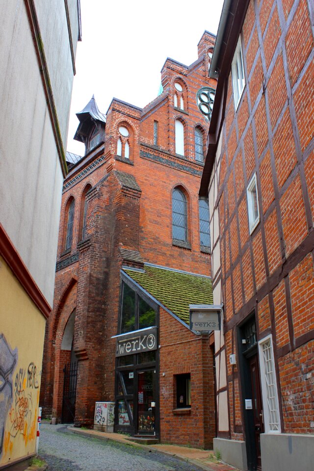 Facade historic center houses