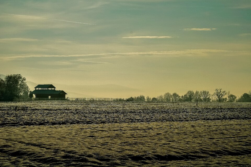 Cold natural scenery