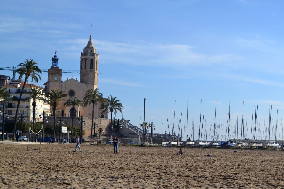 Beach church spain