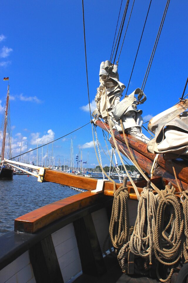 Historically sail ship