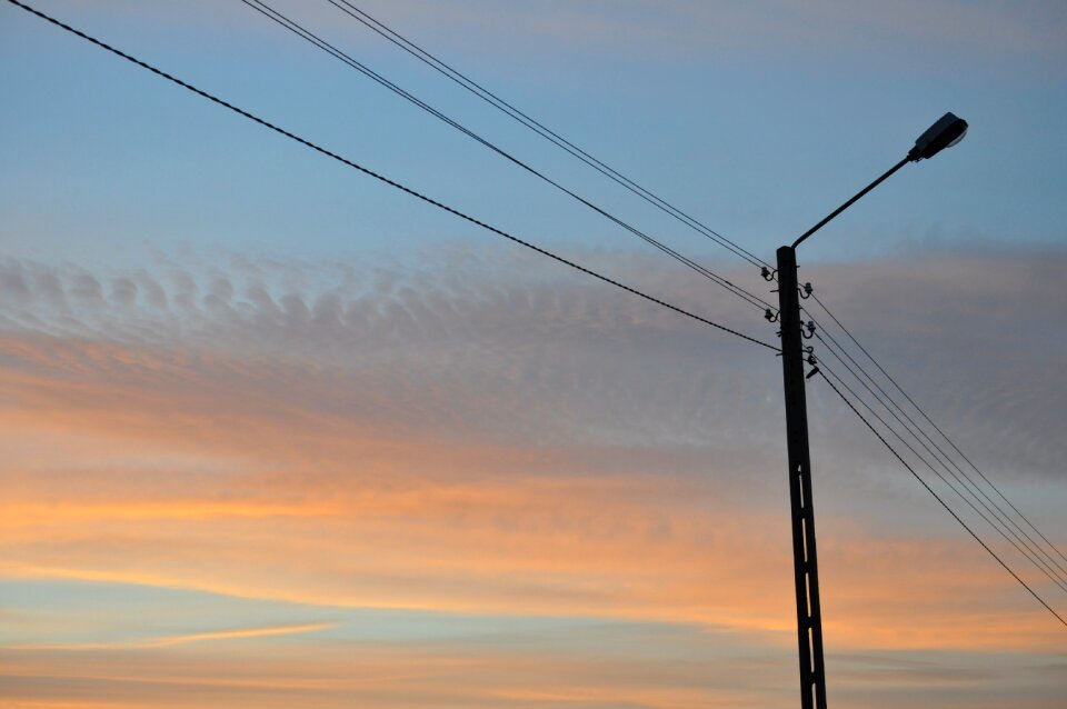 Sky clouds electricity