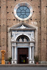 Facade building catholic