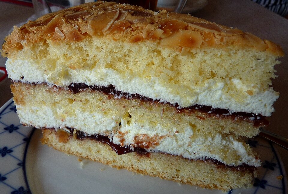 Delicious pastries cakes