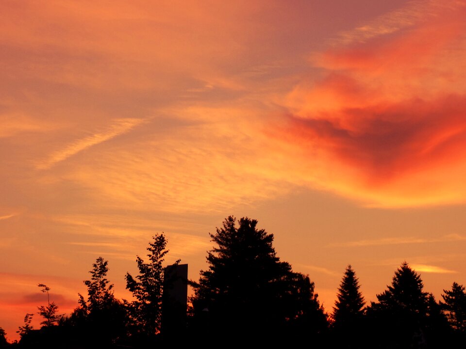 Clouds mood romantic