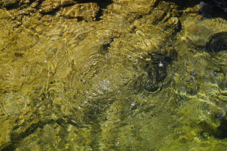 Drip waterfall waters