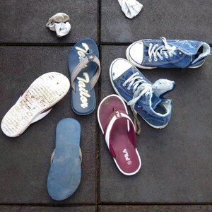 Sandal sneakers toe shoes photo