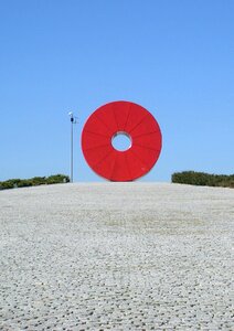 Geometry open air sculpture photo