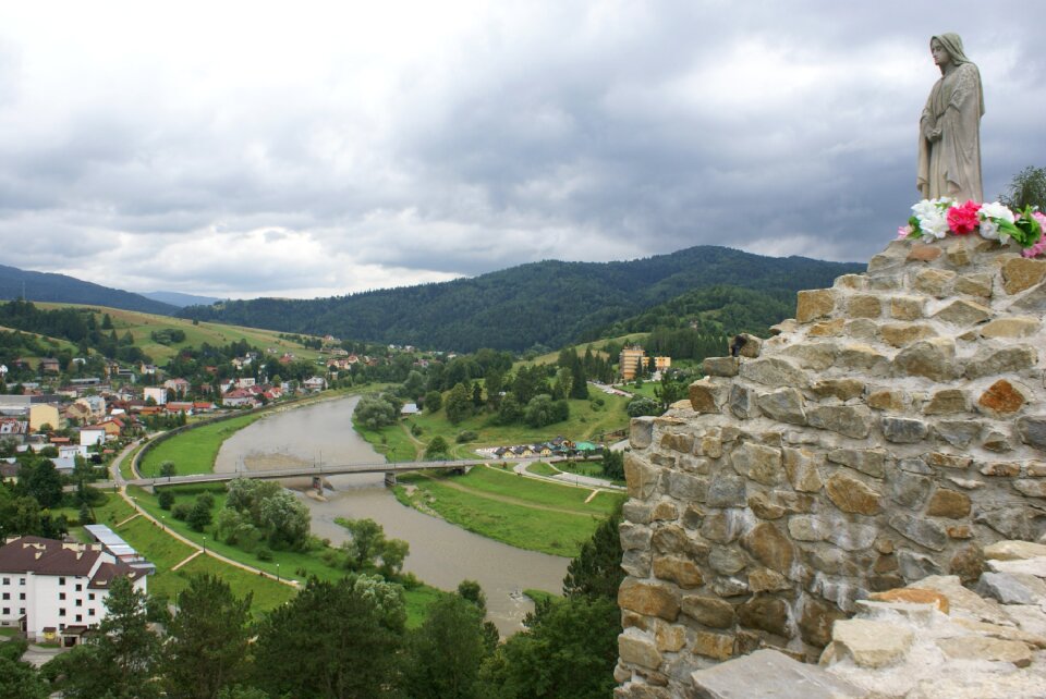 View the area muszyna