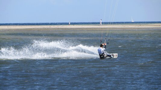 Jump action wind photo