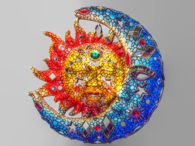 Moon decoration crafts