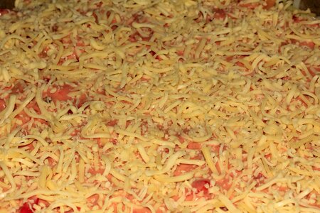 Pizza cheese food yellow