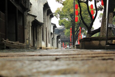 Huishan ancient town the ancient town stones road