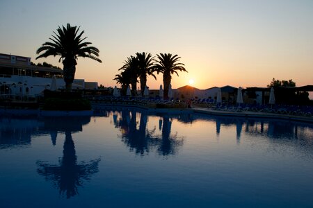 Crete hotel swimming pool photo