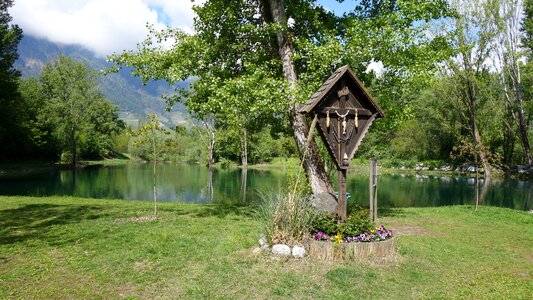 South tyrol hiking lake
