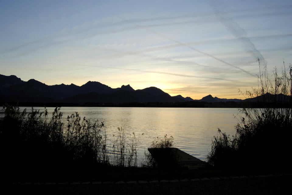 Mountains landscape abendstimmung