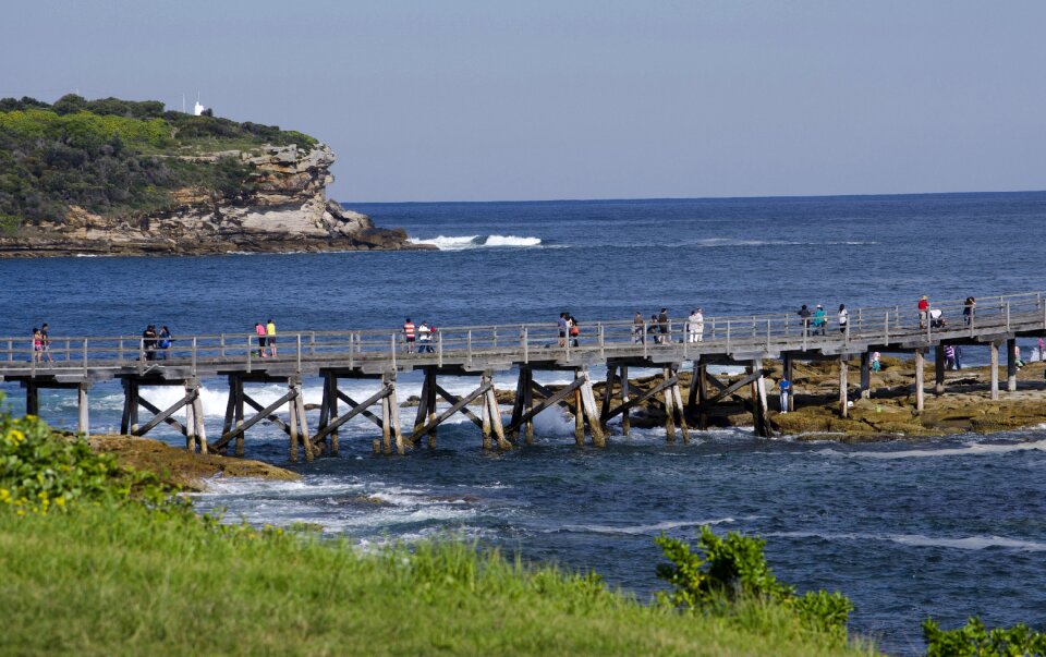 Landscape coast scene