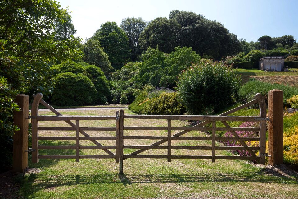 Wood fence fence meadow