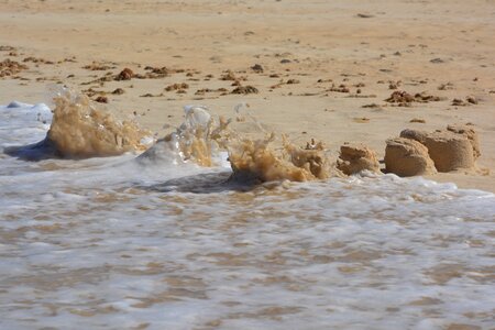 Waves beach nature