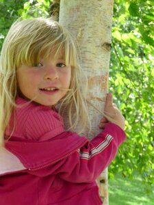 Blond play nature