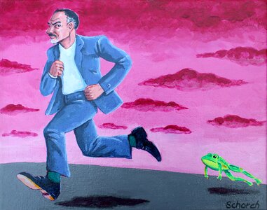 Run away escape fear