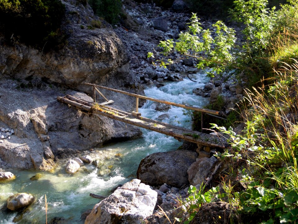 River bach mountain stream