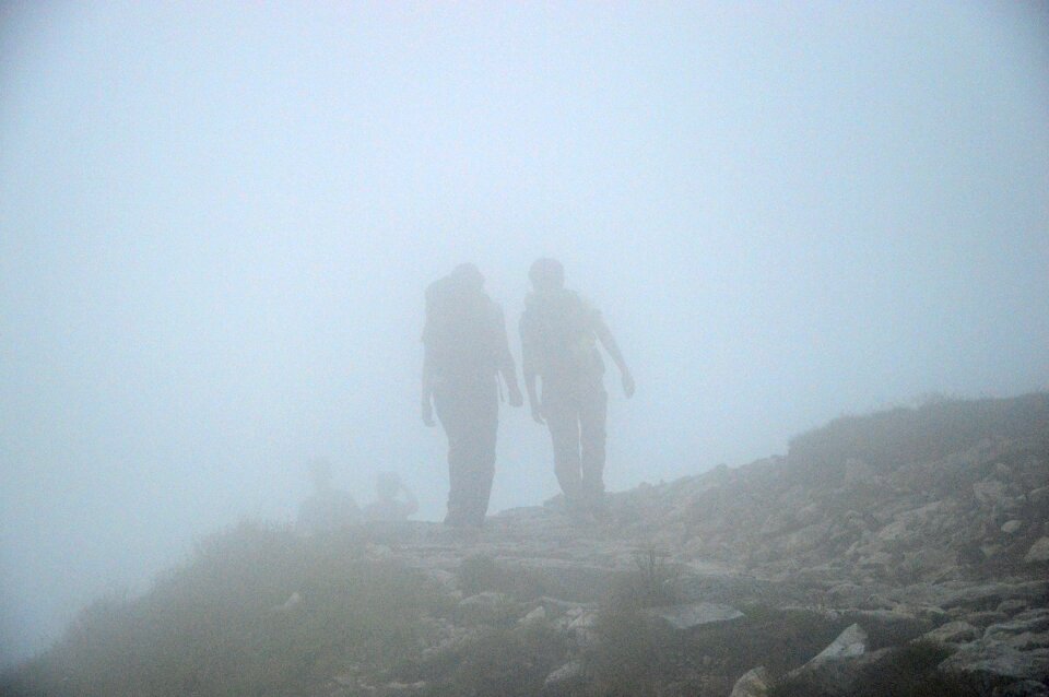 The fog tatry mountains