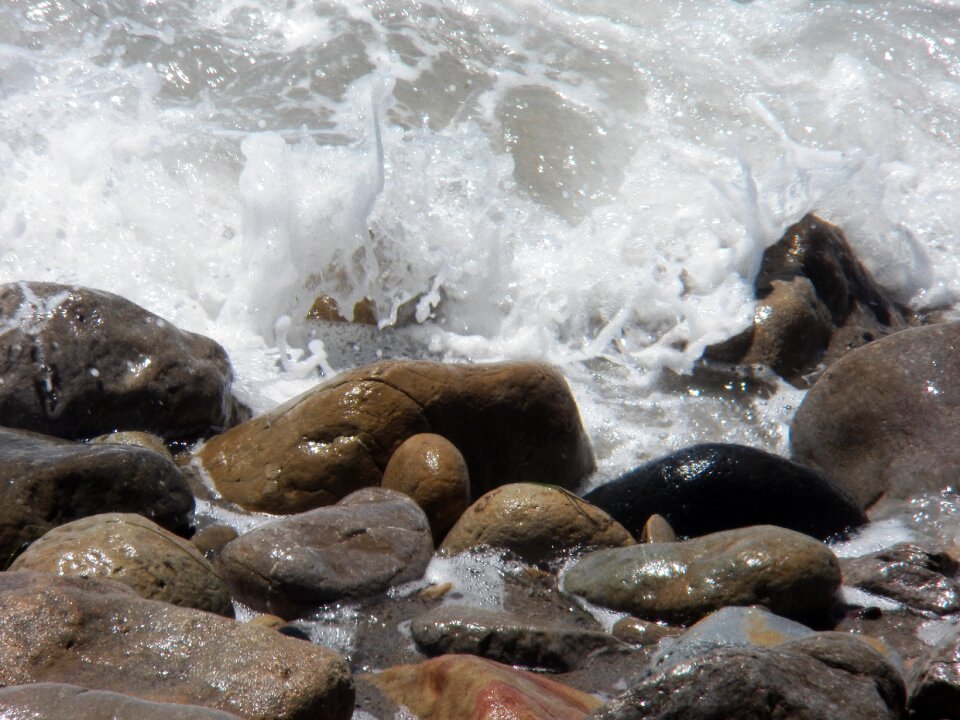 Ocean water splashing