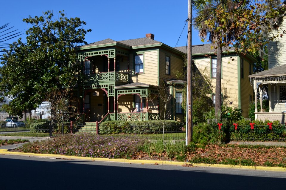Amelia island victorian house florida