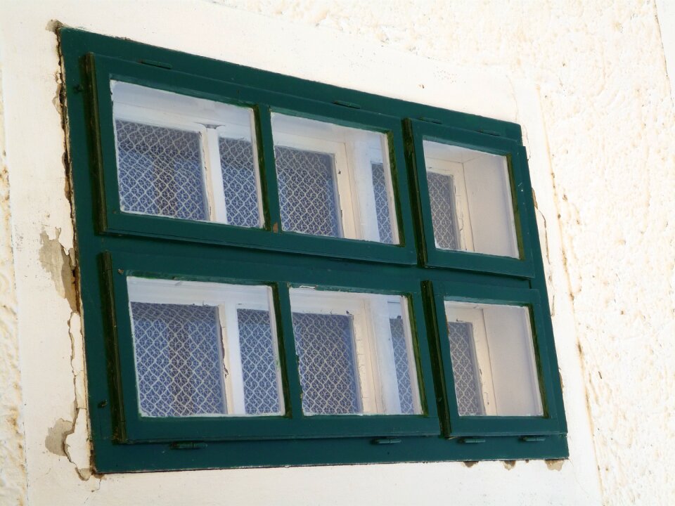 Building facade wood