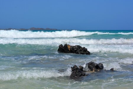 Coast nature waves photo