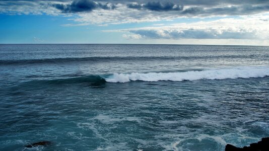 Sky blue beach photo