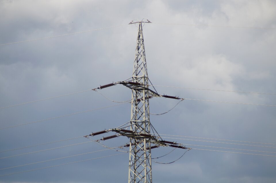 Power poles sky power supply