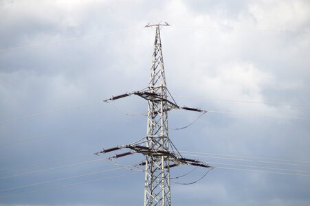Power poles sky power supply