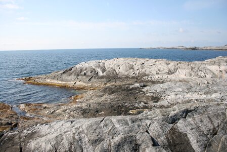 Ocean rocks coastline photo