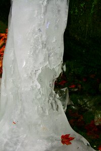 Nature frozen falls photo