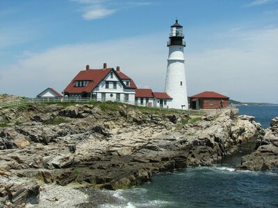 Maine landmark scenic photo