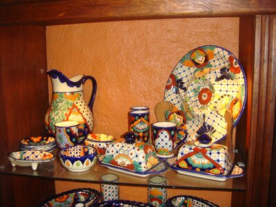 Mexico tableware pattern