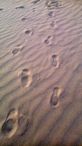 Sand beach walk photo