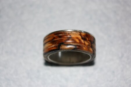 Jewellery wood ring
