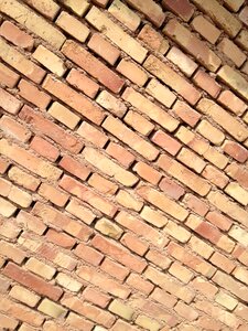 Red brick wall grain