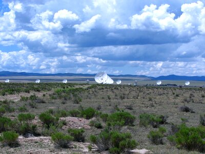 Astronomy desert dish