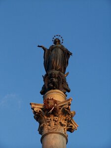 Mary statue religion photo
