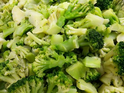 Vegetable green cooking