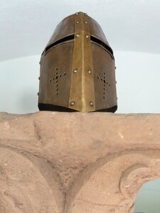 Metal middle ages armor
